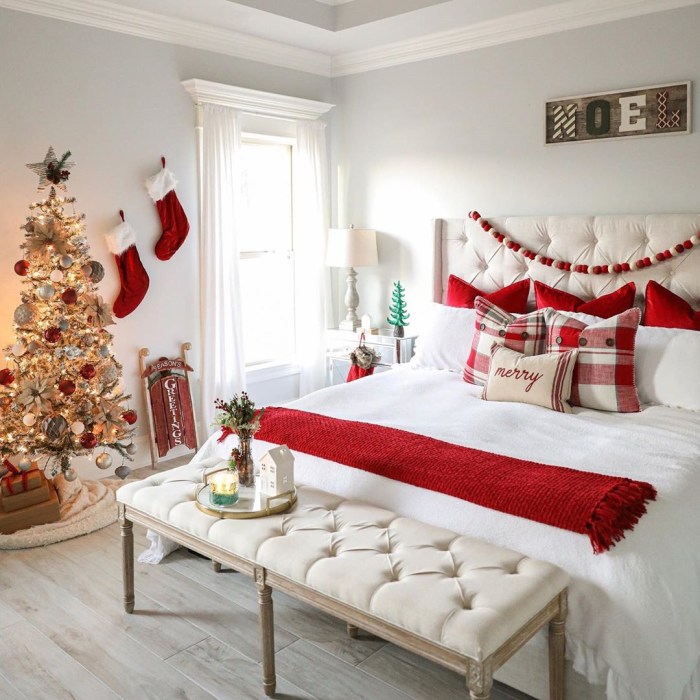 Christmas bedroom decor ideas