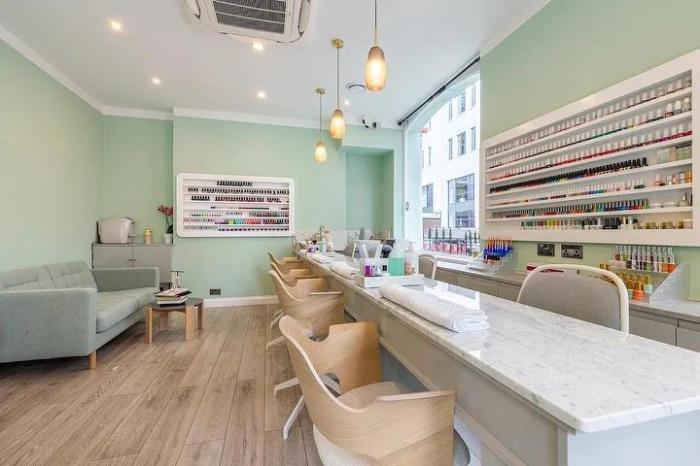 Nail salon decor ideas